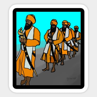 Panj Pyare Sticker